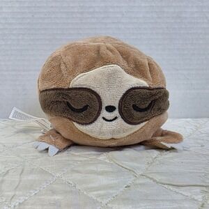 Teeturtle Reversible Sloth Stuffed Animal Sensory Fidget Plush Toy